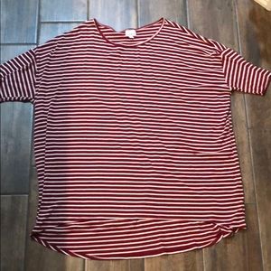 White and Red Striped Irma